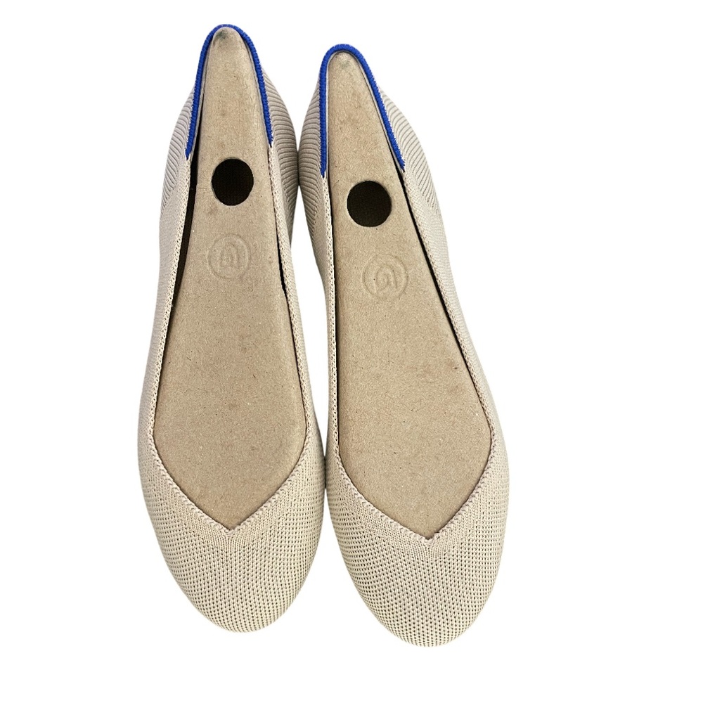 New Rothy's The Flat Ecru NWOB - Picture 2 of 10